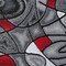 Flash Furniture Red 2' x 3' Abstract Style Accent Rug ACD-RGTRZ860-23-RD-GG - alternate 5